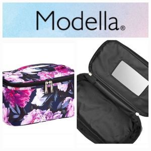 Modella Blue Floral Traincase